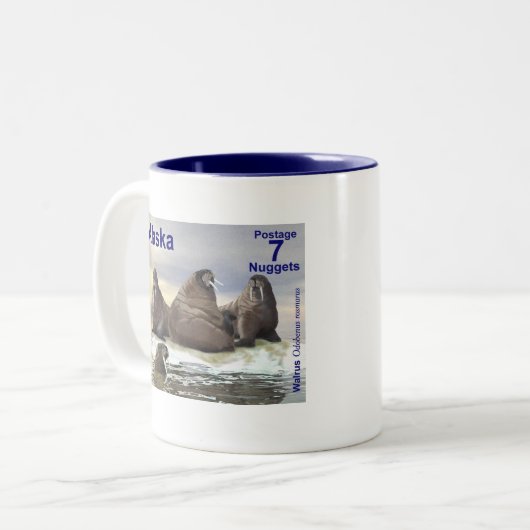 Walrus - Vier Brüder Zweifarbige Tasse (Vorderseite Links)