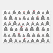 Walrus Wrapping Paper Sheets Geschenkpapier Set (Vorderseite 3)