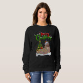 Walrus  Xmas Decorations Santa Walrus Christmas Sweatshirt (Vorne ganz)