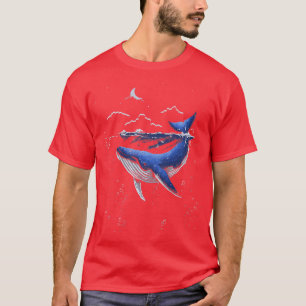 Walschutz Wal Liebhaber Rette die Wale T-Shirt