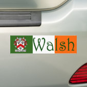 Walsh Coat of Arms Flag Autoaufkleber (Auf Auto)