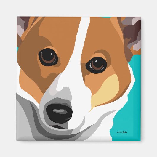 Walsh Corgi Magnete Magnet (Vorne)