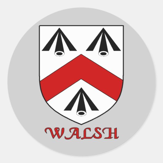 Walsh Falimy Shield Aufkleber (Vorderseite)