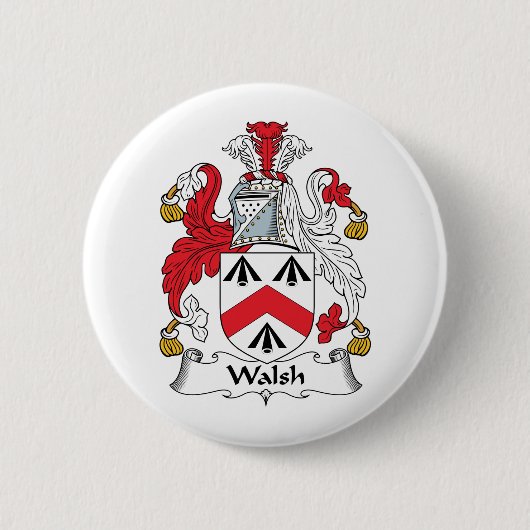 Walsh Familienwappen Button (Vorderseite)