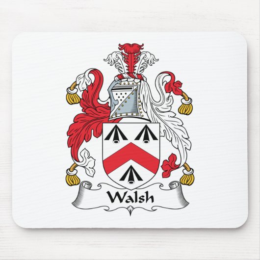 Walsh Familienwappen Mousepad (Vorne)