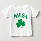 Walsh Iren-Kleeblatt Baby T-shirt (Vorderseite)