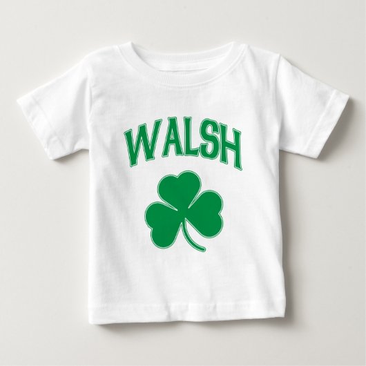 Walsh Iren-Kleeblatt Baby T-shirt (Vorderseite)