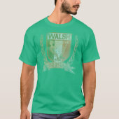 Walsh irisches Wappent-shirt T-Shirt (Vorderseite)
