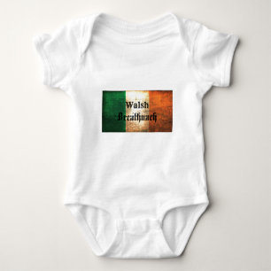 Walsh Irish Flag Baby Strampler