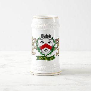 Walsh Irish Shield Bierglas