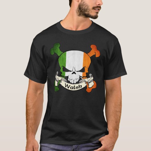 Walsh Irish Skull T-Shirt (Vorderseite)