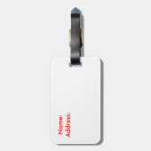 Walsh Steam Train. Gepäckanhänger (Rückseite vertikal)