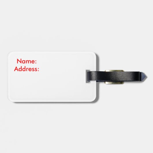 Walsh Steam Train. Gepäckanhänger (Rückseite horizontal)