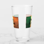 Walsh Surname auf irischer Flagge Glas (Links)