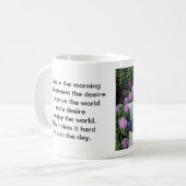 Walsh Terrier im Garten Kaffeetasse (Vorderseite Links)