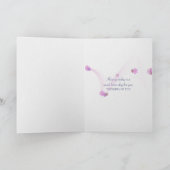 Walsh Terrier im Garten Karte (Innenseite)