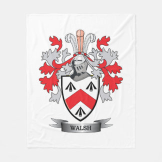 Walsh Wappen Fleecedecke