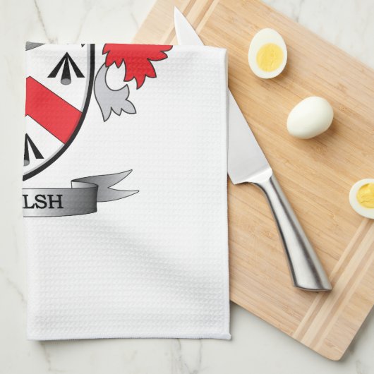 Walsh Wappen Handtuch (Viertel Falte)