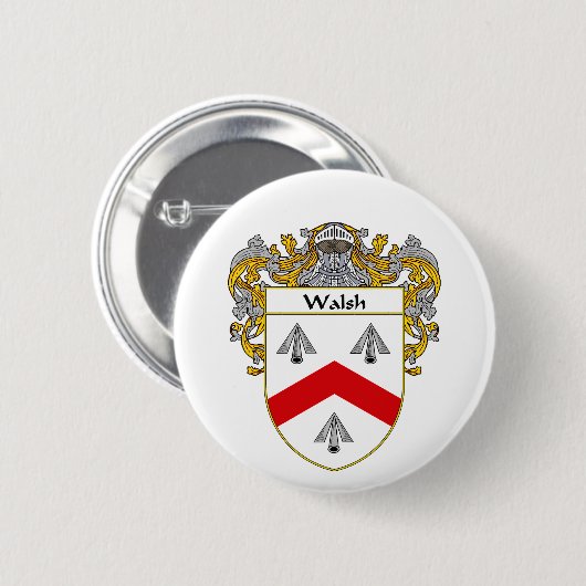 Walsh Wappen (überzogen) Button (Vorne & Hinten)
