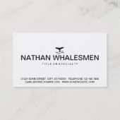 Walsymbol Visitenkarte (Rückseite)