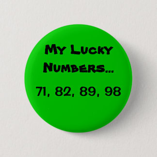 Walt Disney World Glückszahlen-Button Button