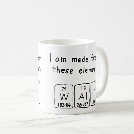 Walt Periodenname Tasse (VorderseiteRechts)