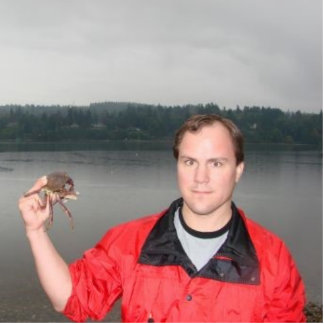 Walt und die Krabbe Fotoskulptur Ornament