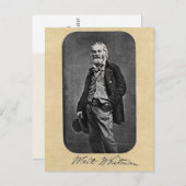 Walt Whitman Age 41 Portrait Postkarte (Vorne/Hinten)