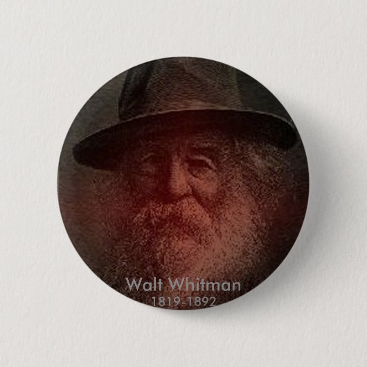Walt Whitman Button (Vorderseite)
