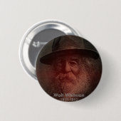Walt Whitman Button (Vorne & Hinten)