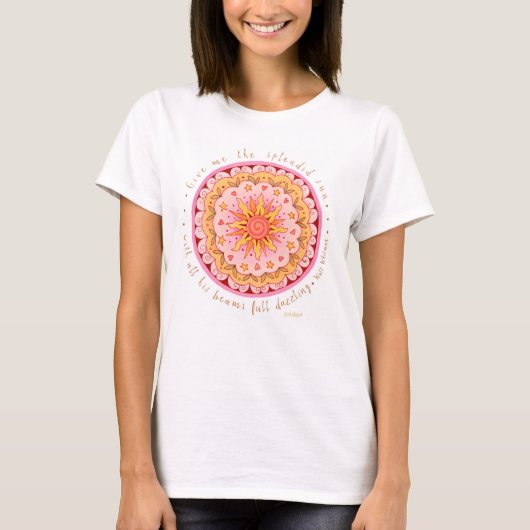 Walt Whitman Dazzling Sun T-Shirt (Vorderseite)
