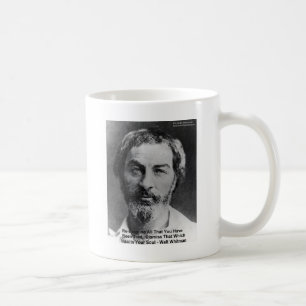 Walt Whitman "Die Seele Beleidigen" Zitate Geschen Kaffeetasse