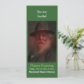 Walt Whitman Einladung (Stehend Vorderseite)