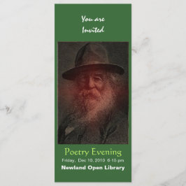 Walt Whitman Einladung