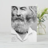 Walt Whitman Einladung (Stehend Vorderseite)