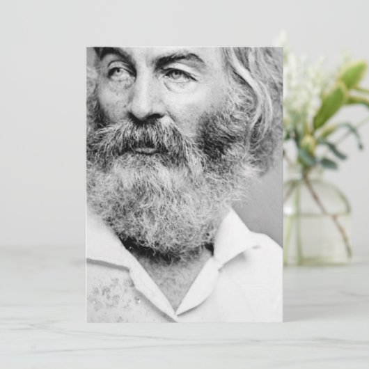 Walt Whitman Einladung (Stehend Vorderseite)