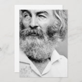 Walt Whitman Einladung (Vorne/Hinten)