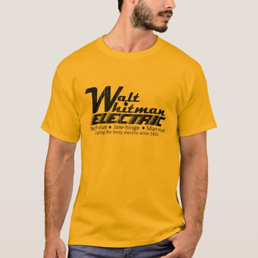 Walt Whitman elektrisch T-Shirt (Vorderseite)