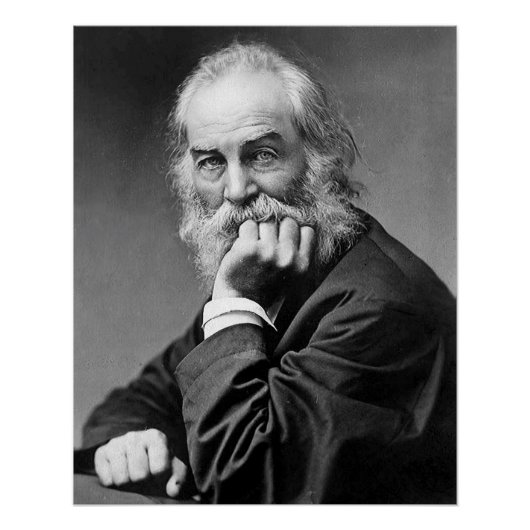 Walt Whitman Essential Portrait, Alter 50 perfekt Poster (Vorderseite)
