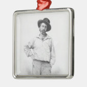 Walt Whitman, Frontispiz 'zum Blätter von Ornament Aus Metall (Links)