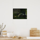 Walt Whitman - Gedicht Poster (Küche)