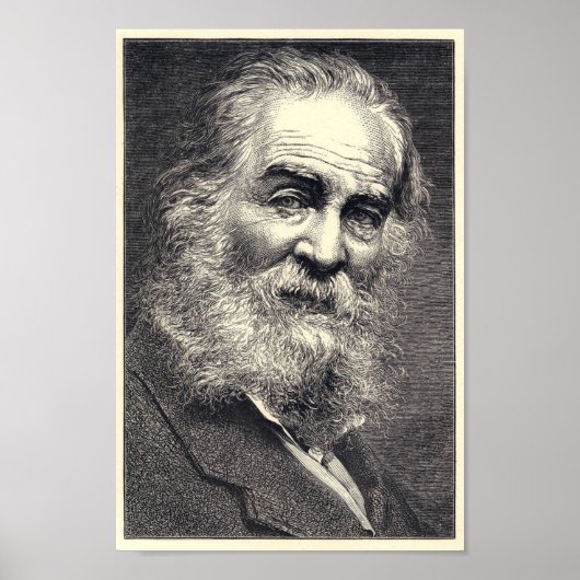 Walt Whitman Graving, Alter 52 Poster (Vorne)