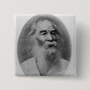 Walt Whitman, im Jahre 1889 fotografiert Button
