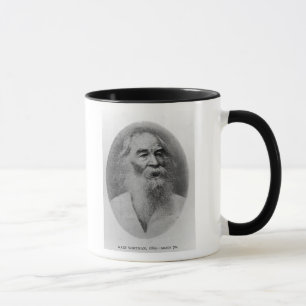 Walt Whitman, im Jahre 1889 fotografiert Tasse