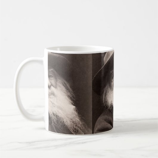 Walt Whitman - Image-Tasse Kaffeetasse (Links)
