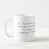 Walt Whitman Kaffeetasse (Links)