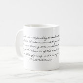 Walt Whitman Kaffeetasse (Vorderseite Links)