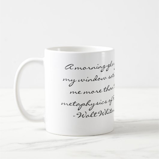 Walt Whitman Kaffeetasse (Links)