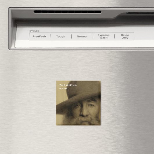 Walt Whitman Magnet (In Situ (Geschirrspüler))