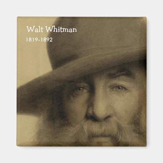 Walt Whitman Magnet (Vorne)